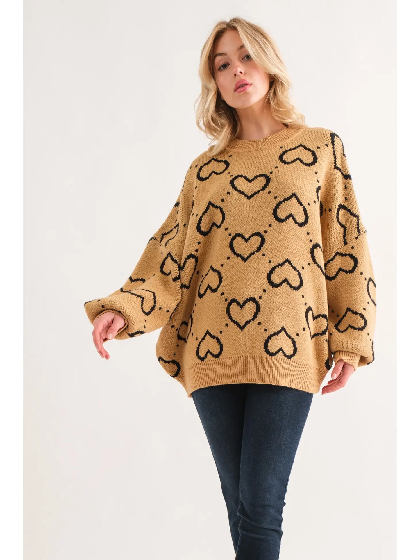 Heart Oversized Sweater