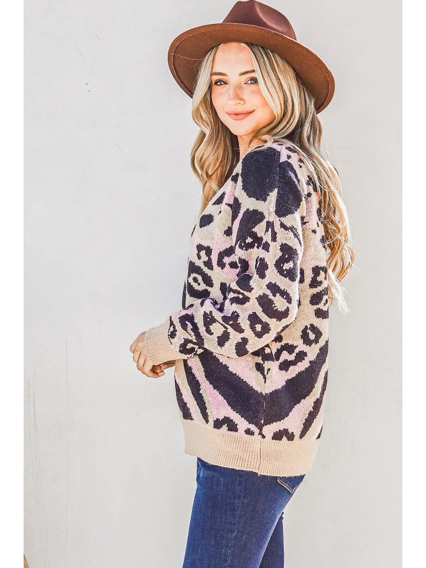 Leopard Print Sweater