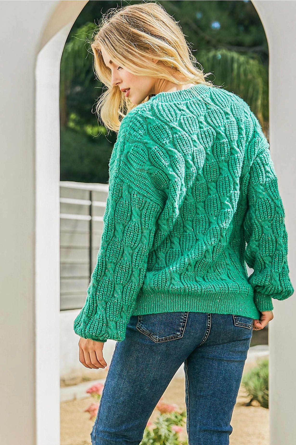 Textured Pullover Sweater