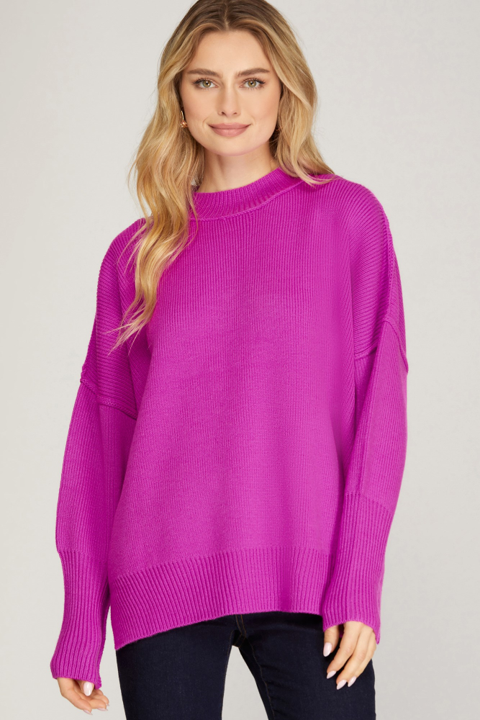 MAGENTA SWEATER