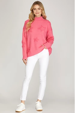 STAR DETAIL SWEATER
