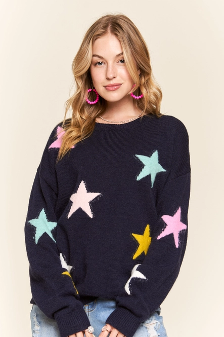 STAR PATTERNED SWEATER