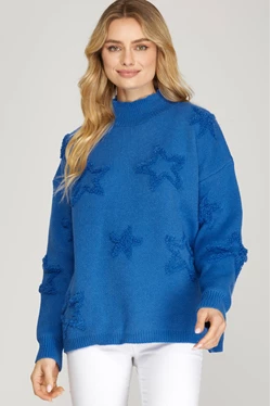 STAR DETAIL SWEATER