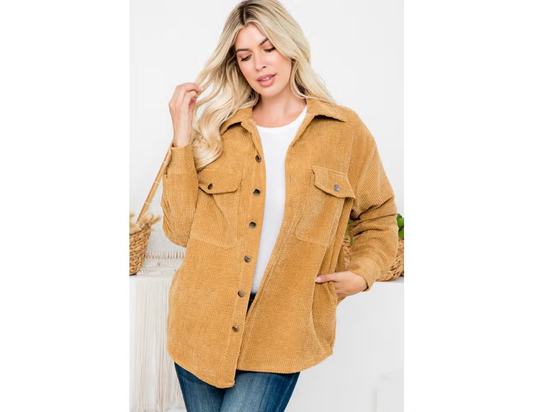 Camel Corduroy Jacket