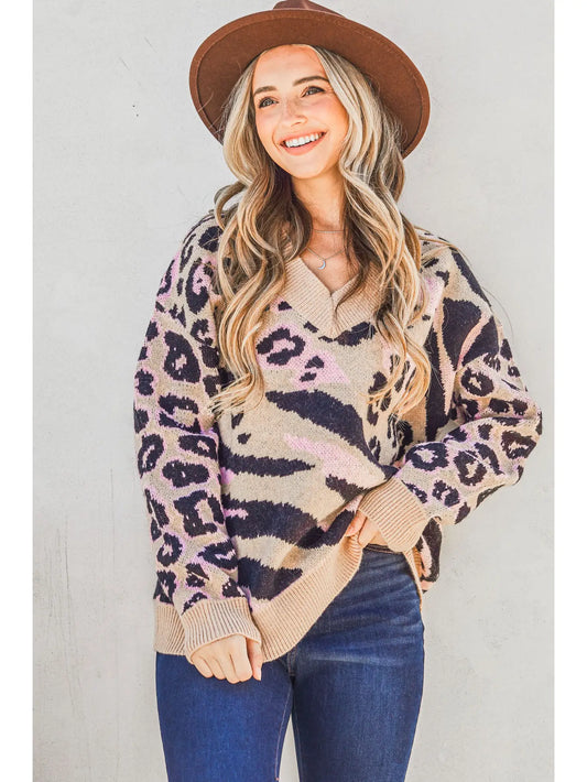 Leopard Print Sweater