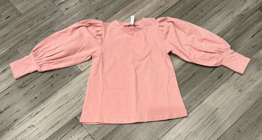 PINK PUFF LONG SLEEVE TOP