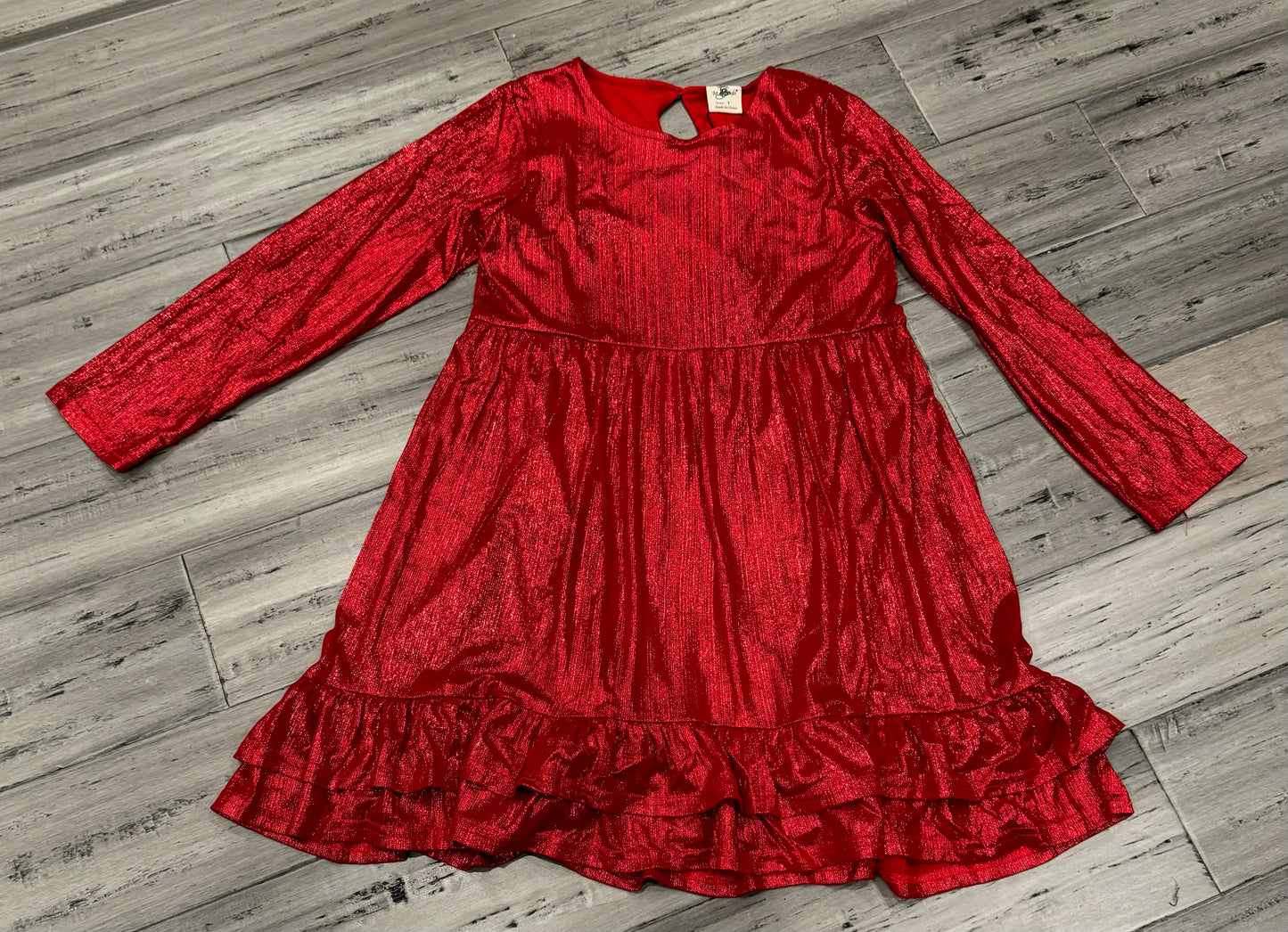 Shimmer Long Sleeve Dress