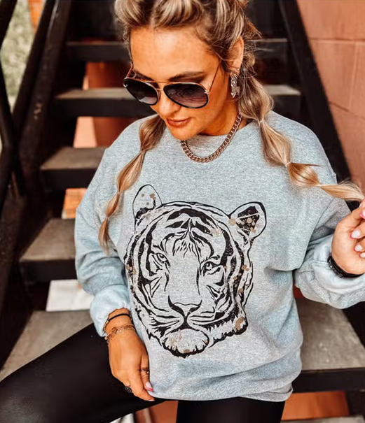 Tiger Splatter Sweatshirt