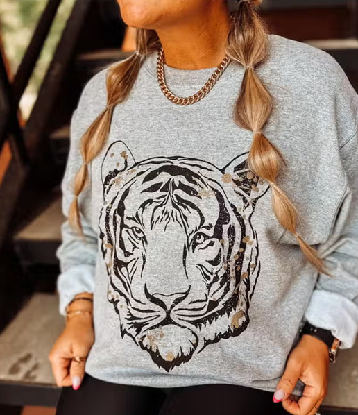 Tiger Splatter Sweatshirt