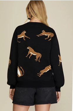 CHEETAH SWEATER